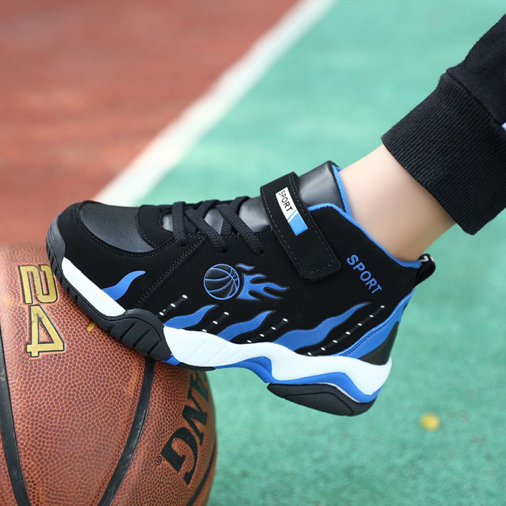 New Non-Slip Children's Basketball Shoes High-Top Sneakers Middle School Students' Casual Shoes